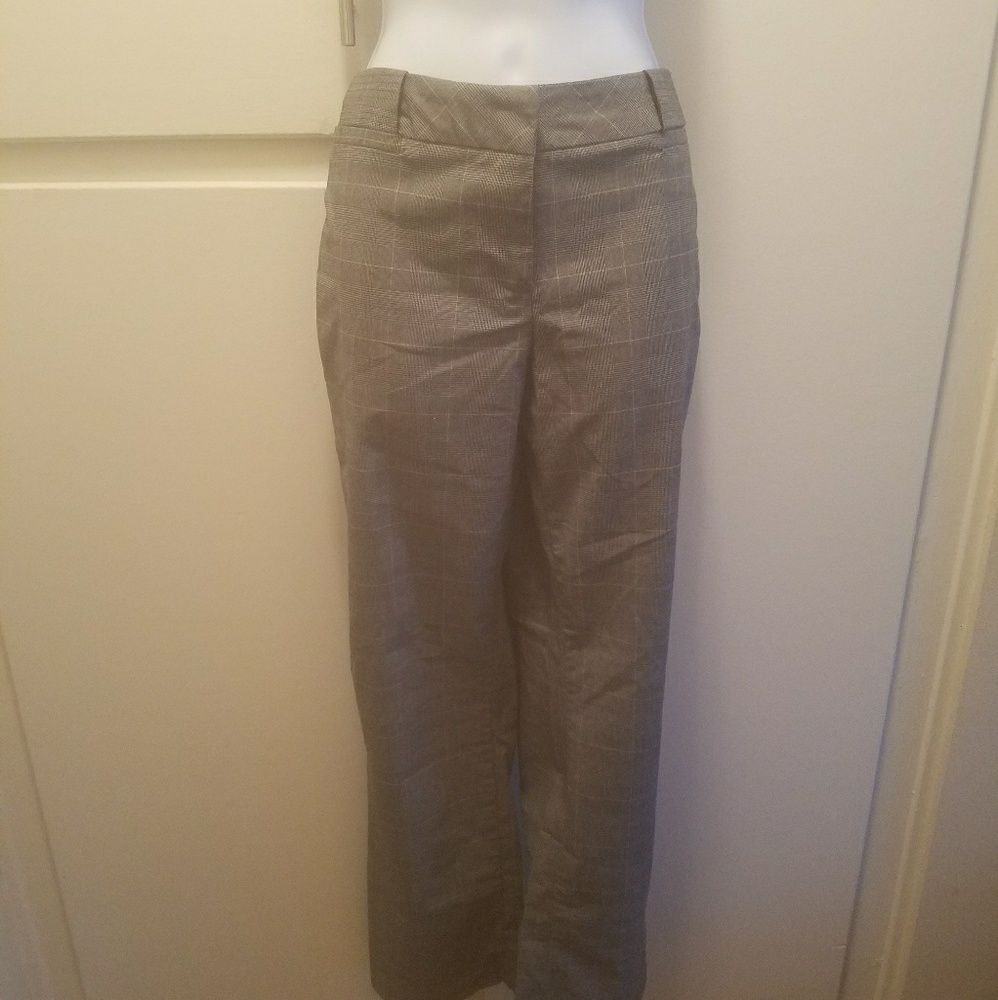 Plaid work pants
